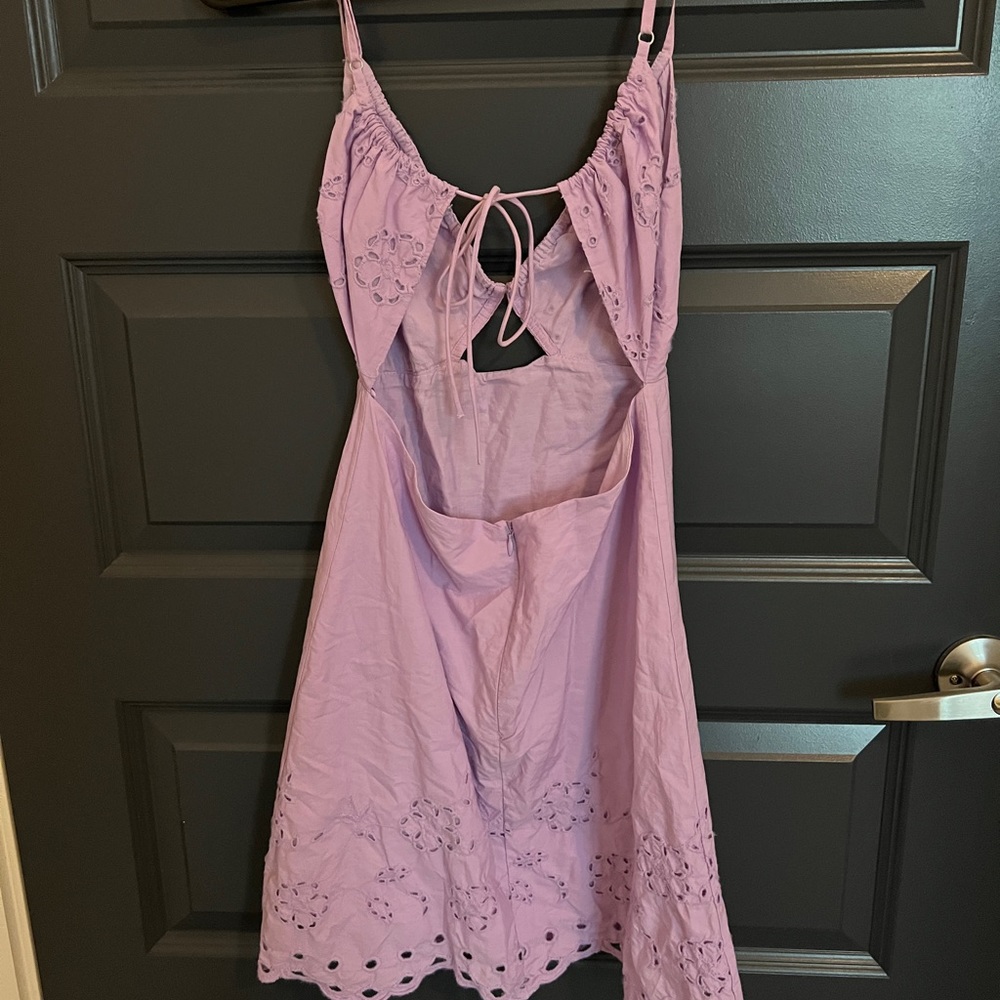 Openwork Embroidered Dress - Picture 3 of 3